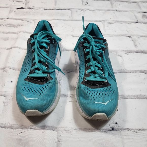 HOKA ONE ONE Blue Cavu Lightweight Cushion Training Sneaker Size 8.5 - Picture 2 of 5